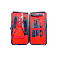 Набор для маникюра и педикюра 12-в-1 в футляре