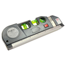 Лазерный уровень со встроенной рулеткой – 150 мм 3 глазка