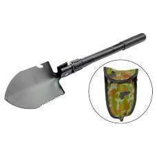 Лопата туристическая складная 3-в-1 металлическая ручка Лопата туристическая складная 3-в-1 металлическая ручка