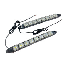 Дневные ходовые огни для авто дополнительный свет 8 LED