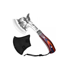 Топор туристический Hunt Hunt 280мм 115+165мм x 500г волк в чехле