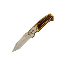 Нож выкидной Stainless 240мм 105+135мм x 140г рог