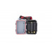 Фонарь налобный Intertool - 1 LED + 2 LED х 1 Вт (LB-0302)