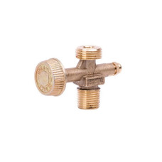 Вентиль газа Intertool - для плиты турист, газовых баллонов и горелок (W21,8 - 14LH x W19,8 - 14DIN4 (GS-0009)