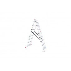 Лестница 3-х раскладная Intertool - 5087 мм х 3x8 ступеней (LT-0308) Лестница 3-х раскладная Intertool - 5087 мм х 3x8 ступеней (LT-0308)