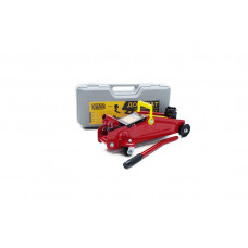 Домкрат гидравлический Сила - подкатной 2 т x 135-330 мм кейс (271212)