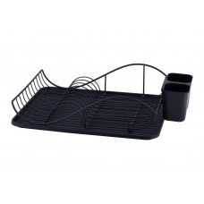 Сушилка для посуды Kamille 0761Cs - 425 x 320 x 125 мм Черная (DR-000073121)