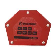 Держатель магнитный для сварки Intertool - 34кг трапеция (MW-0003)