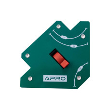 Держатель магнитный для сварки Apro - 24 кг стрела с отключателем (330308)