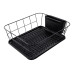 Сушилка для посуды Kamille 0763Cs - 370 x 330 x 135 мм Черная (DR-000077570)
