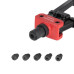 Пистолет для заклепок Intertool-Storm - 360 x ø2,4 x 3,2 x 4 x 4,8 x 6,4 мм двуручный (RT-0018)