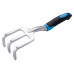Грабли садовые Mastertool 14-6162s 3 зуба алюминиевые с пластиковой ручкой и TPR покрытием 290 х 75 мм (DR-000079096)