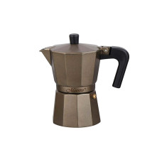 Кофеварка гейзерная алюминиевая Maestro - 450мл коричневая (MR-1666-9-BROWN)